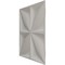Ekena Millwork 19 5/8in. W x 19 5/8in. H Riley EnduraWall Decorative 3D Wall Panel Covers 2.67 Sq. Ft. WP20X20RLGBE - alternate 2
